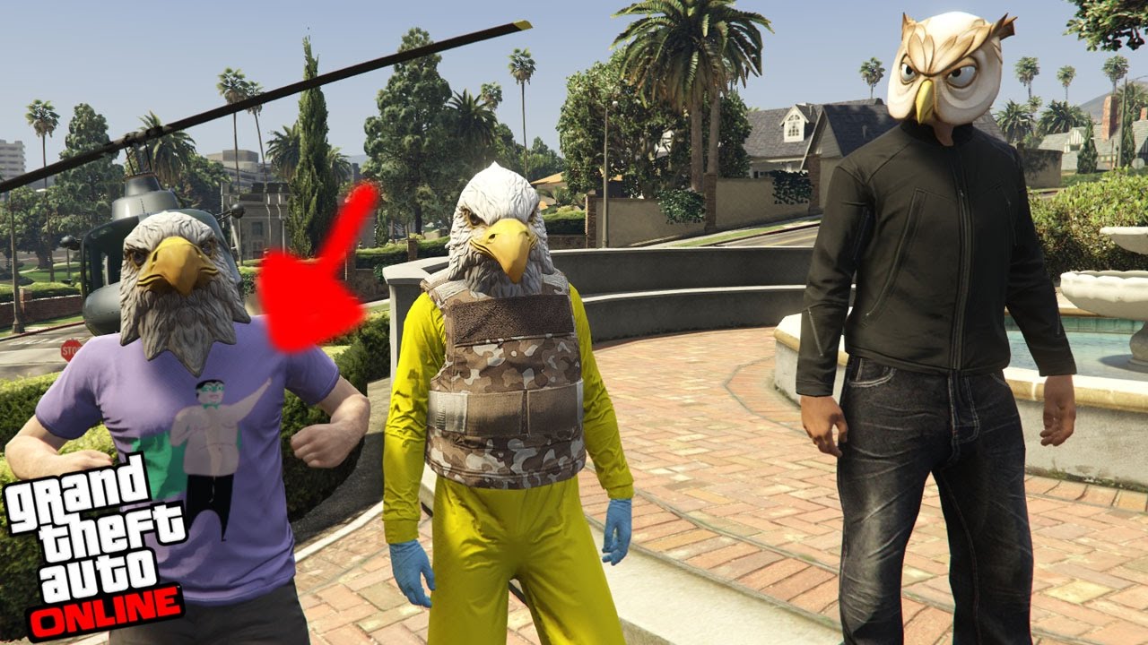 GTA V - Online - QUEM PULA NA PISCINA! E A HISTORIA DO LOBO INFINITA!