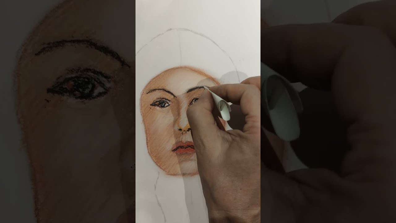 EL ROSTRO TIZA PASTEL