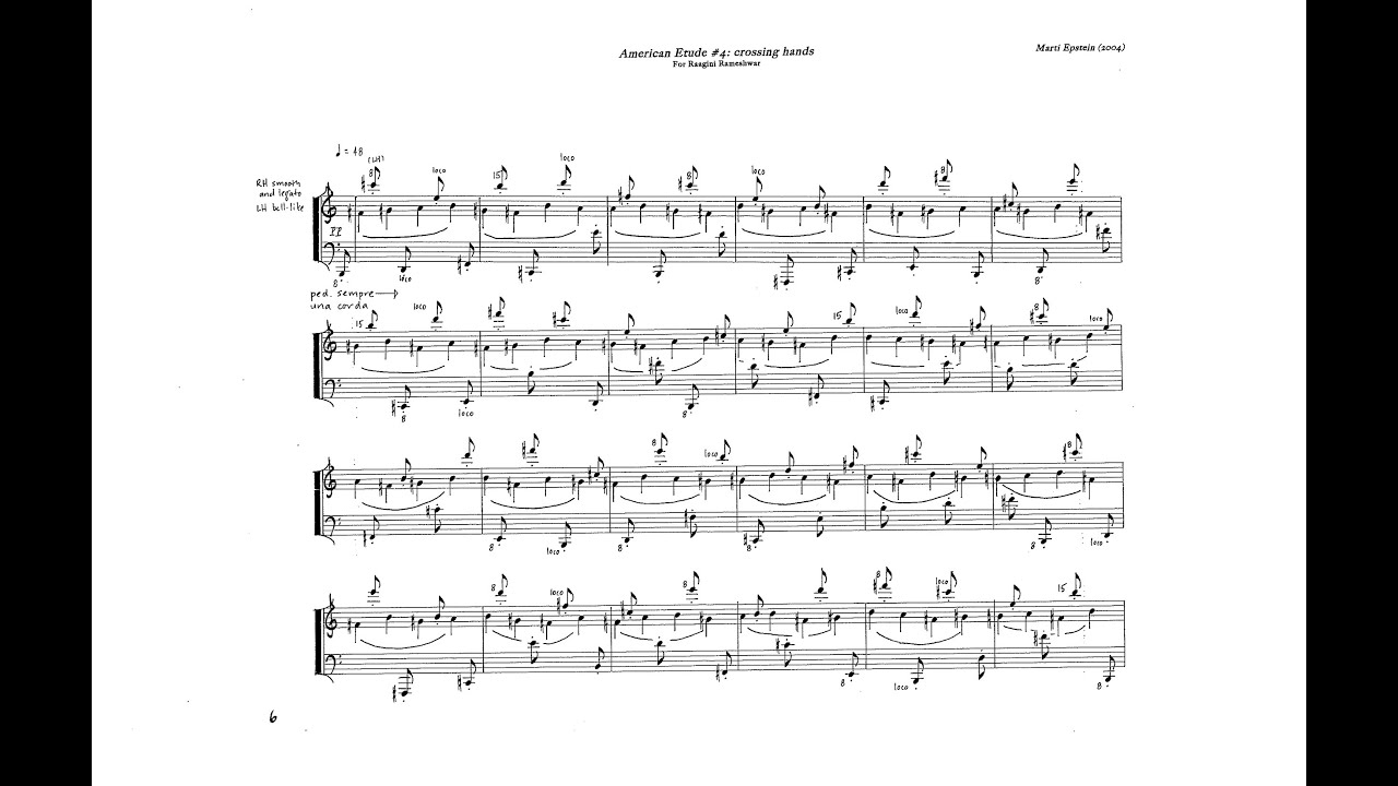 American Etudes for piano (Marti Epstein, composer and Yoko Hagino, pianist)
