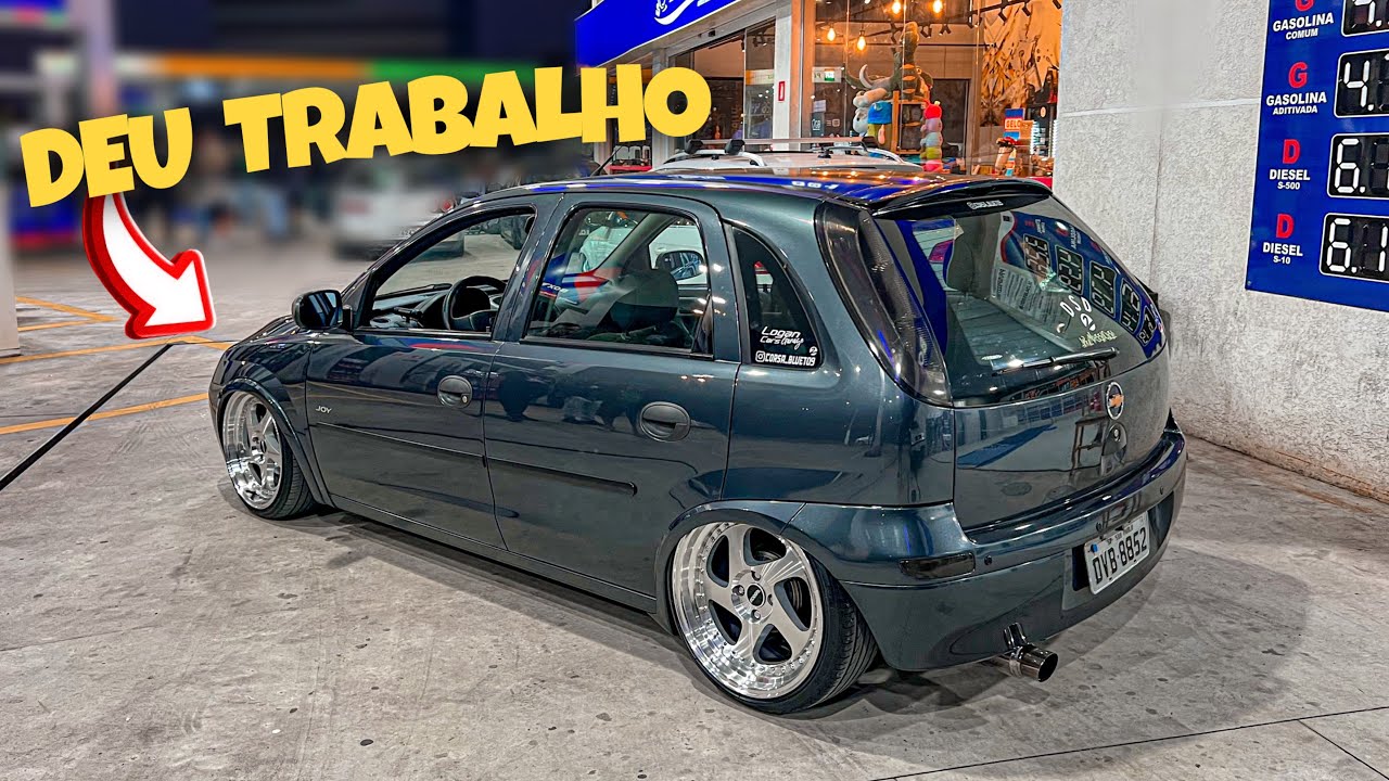 VIRA-CASACA ?  SAIU DO CHORA BOY E COLOCOU AS TALUDAS NO CORSA HATCH