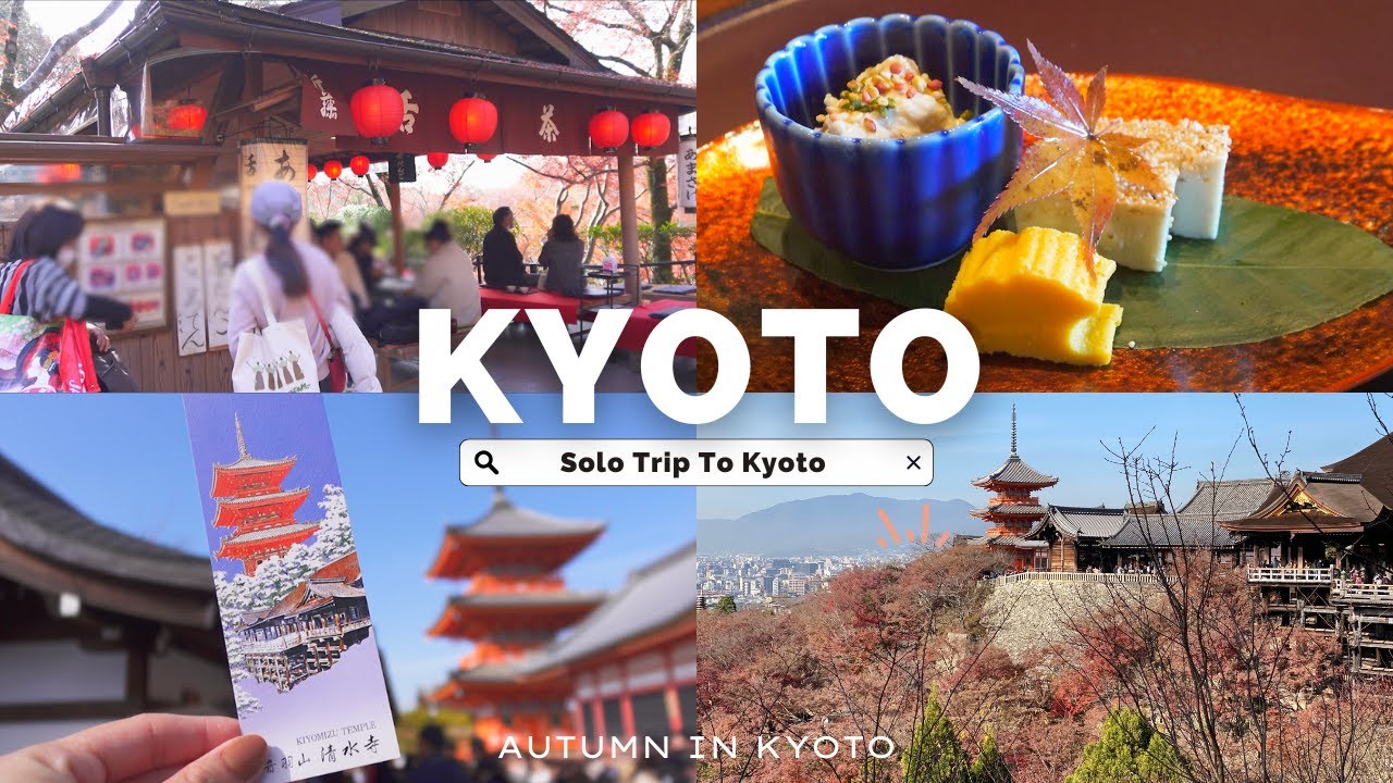 【Kyoto Vlog】2泊3日心が満たされるひとり旅🚶‍♀️‍➡️｜気の向くままに京都で1人時間を満喫🍵｜清水寺⛩️ 鴨川🦆 京都グルメ🍽️ 京都の路地🍃 一人旅におすすめのホテル🌳etc...