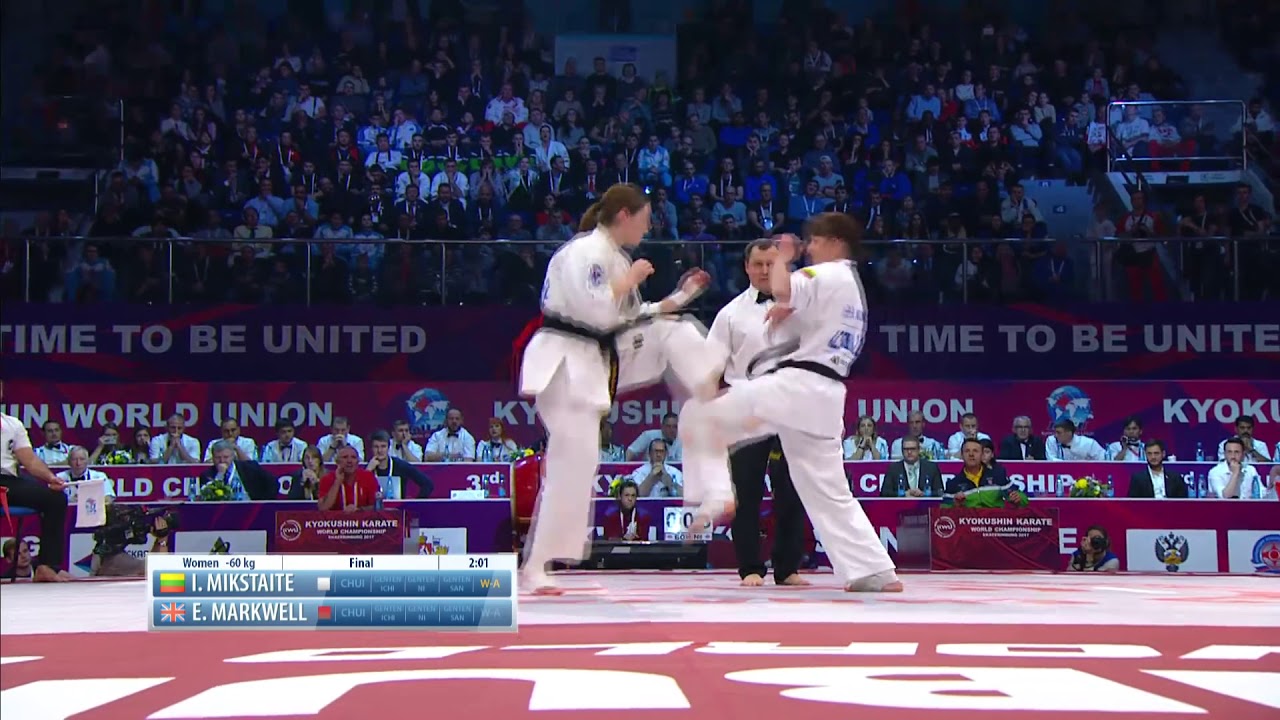 The 3rd KWUCHAMP 2017 Final Women -60Kg.  Inga Mikstaite vs. Emma Markwell