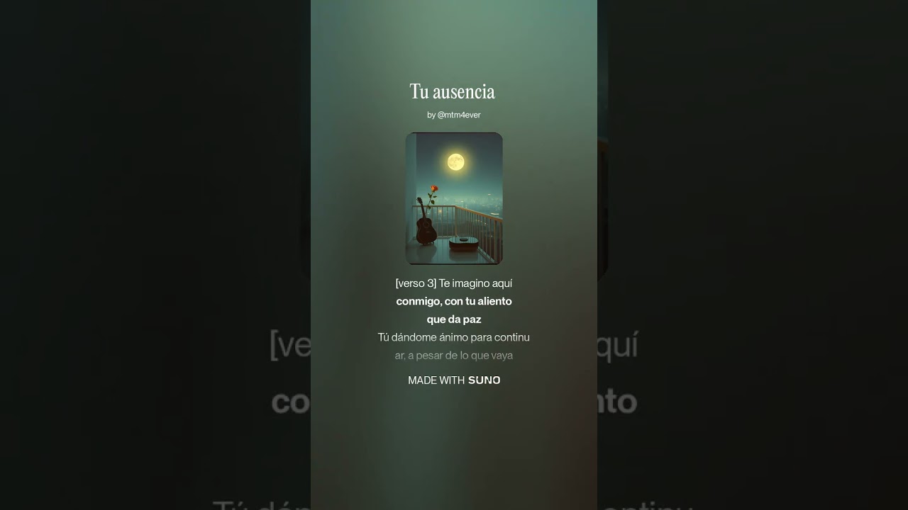 Tu ausencia-Bachata