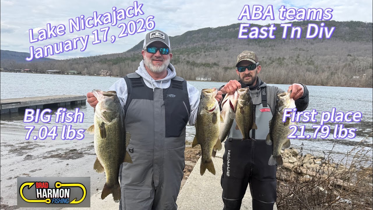 ABA Teams East Tenn division, tournament one, January 17, 2026 on Lake Nickajack #bassfishing 