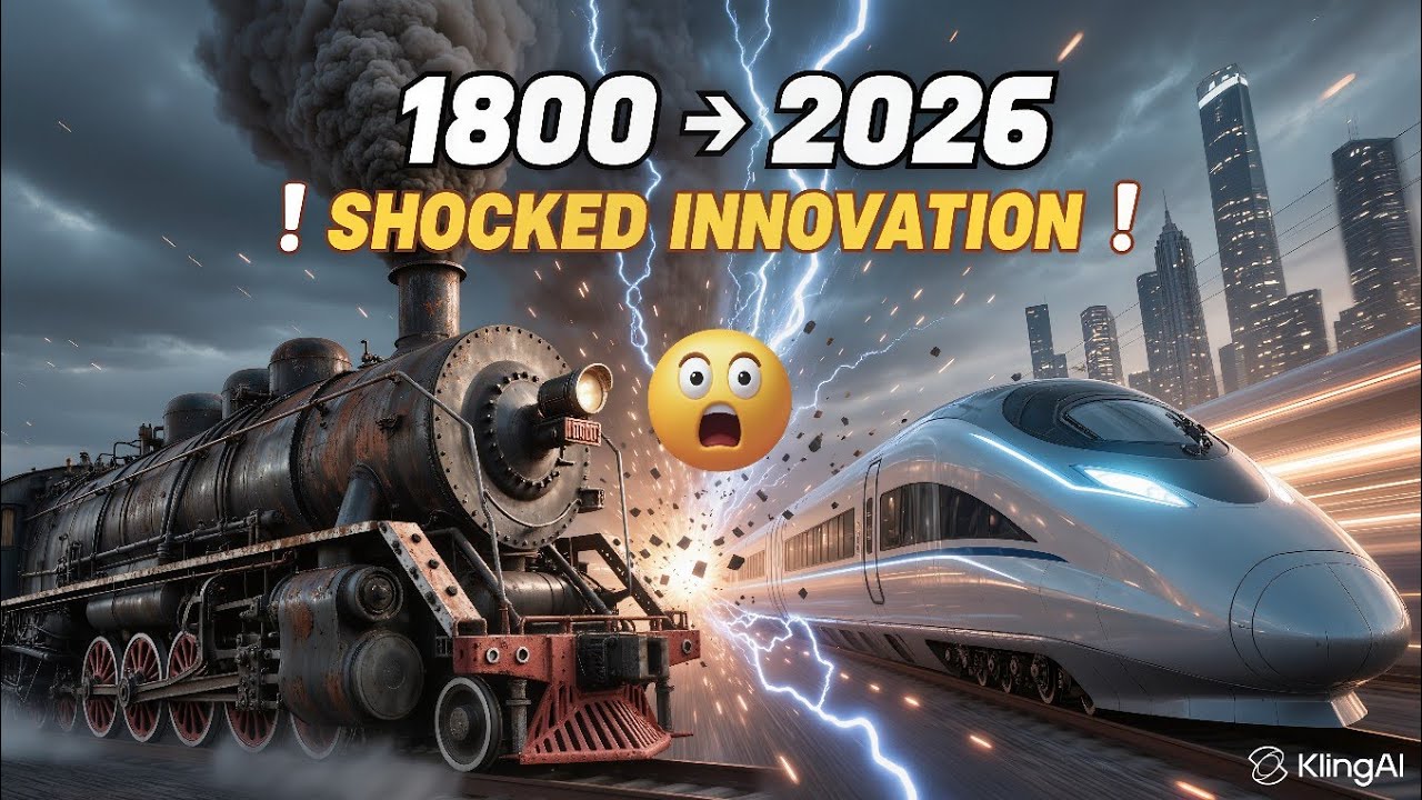 Shocked 😨 Train Evolution 1800 to 2026 😱 | Steam Se AI Train Tak Ka Safar