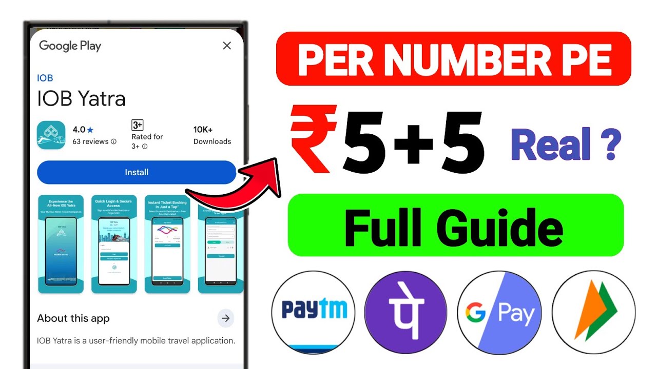 Iob Yatra New Campaign ✅ | New Earning App Today | Earning App Today 2026