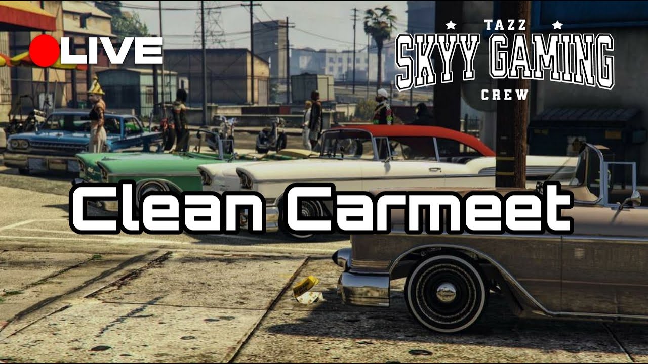 [Live] GTA V Clean Carmeet Ps5 // No Modded Cars