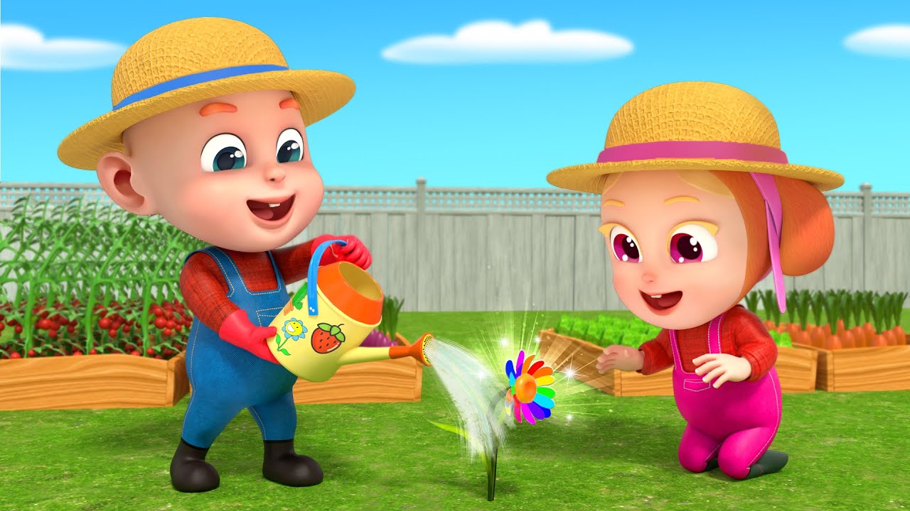 Let’s Garden Together | Yes Yes Vegetables Song | Rosoo Kids Songs & Nursery Rhymes