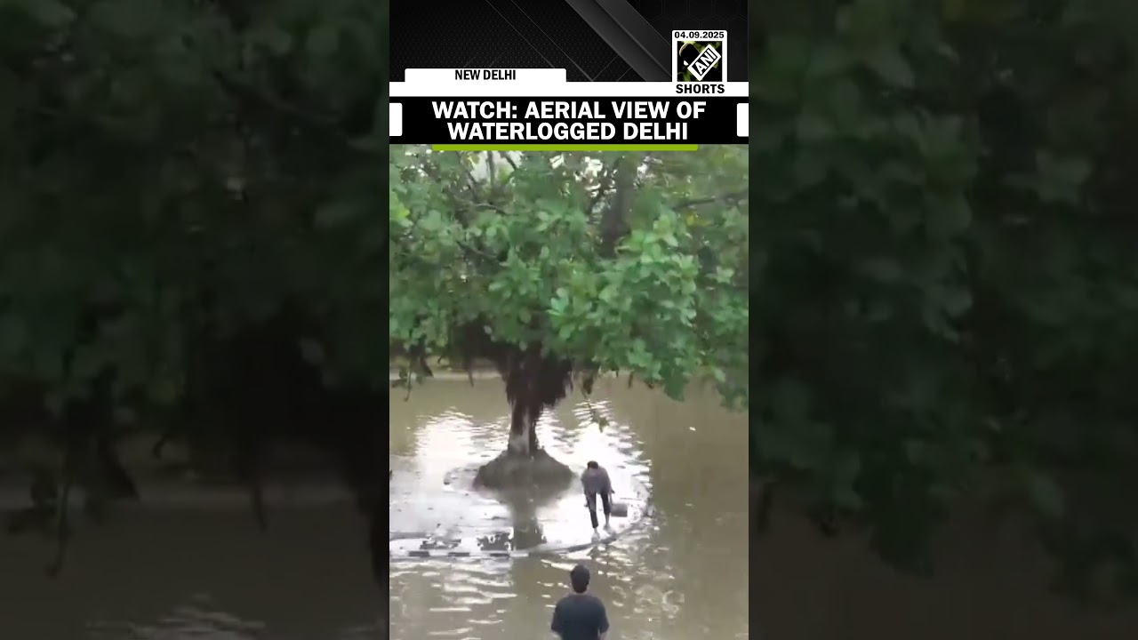 Drone visuals: Yamuna river rises, parts of Delhi&rsquo;s Kashmere Gate flooded