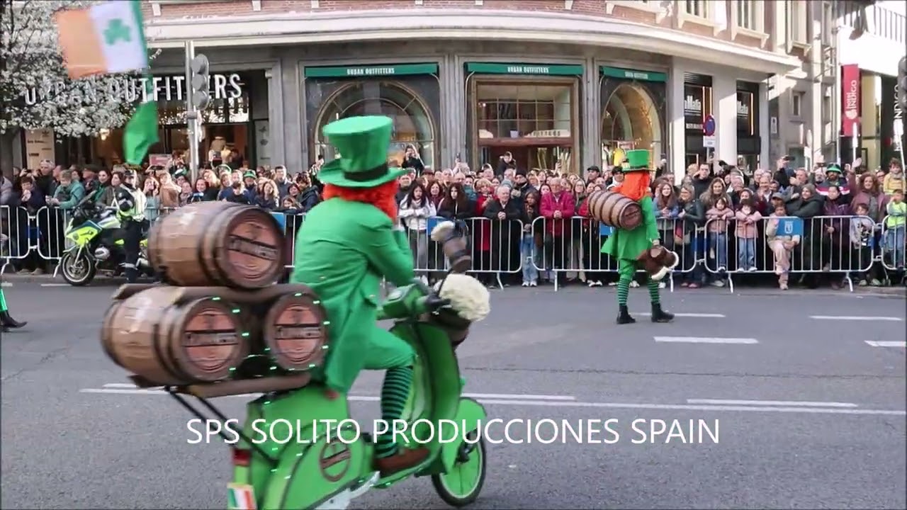 DESFILE DE SAN PATRICIO Madrid-2026. SPS Solito Producciones Spain. alfonso marti po.