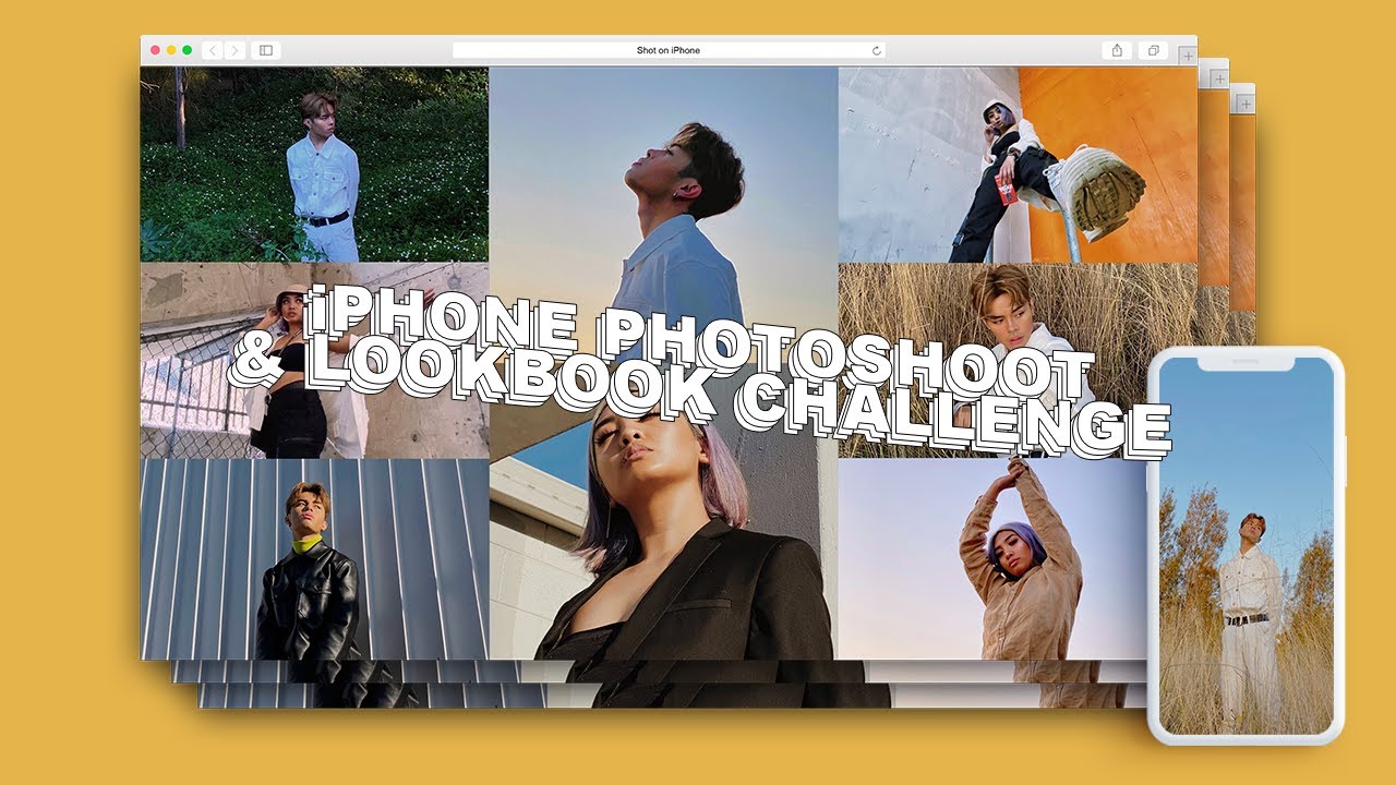 iPHONE PHOTOSHOOT & LOOKBOOK CHALLENGE + TIPS | Josh Obliga
