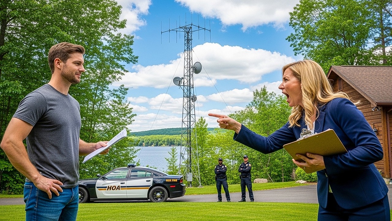 HOA Demanded I Remove My Satellite Dish, So I Built a 40-Foot Ham Tower Protected by Law!