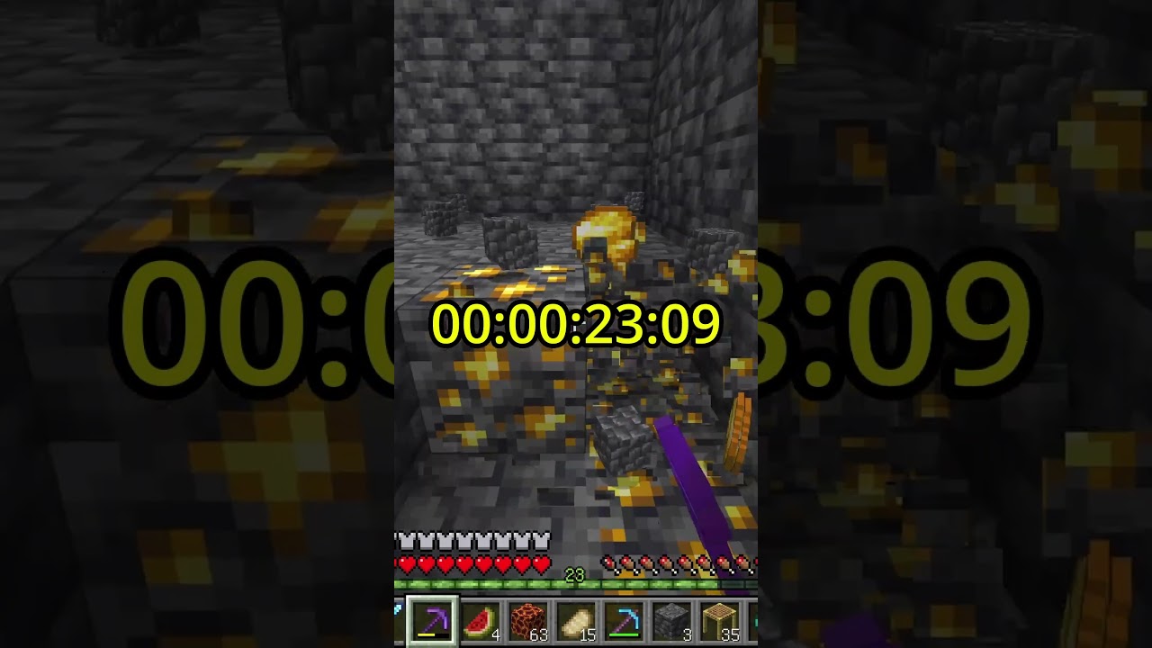 Kopię codziennie przez minute dop&oacute;ki nie dokopię się do bedrocka Dzień 59 #minecraft #gaming