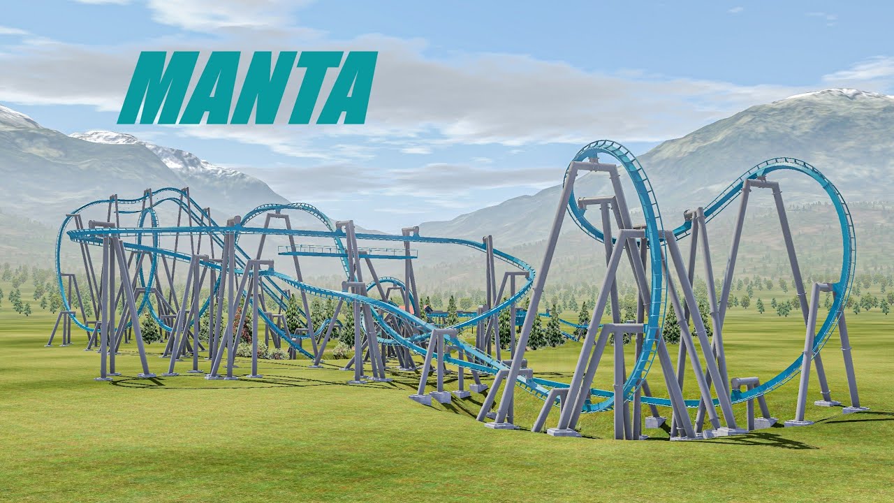 Manta | B&M Inverted Coaster | No Limits 2