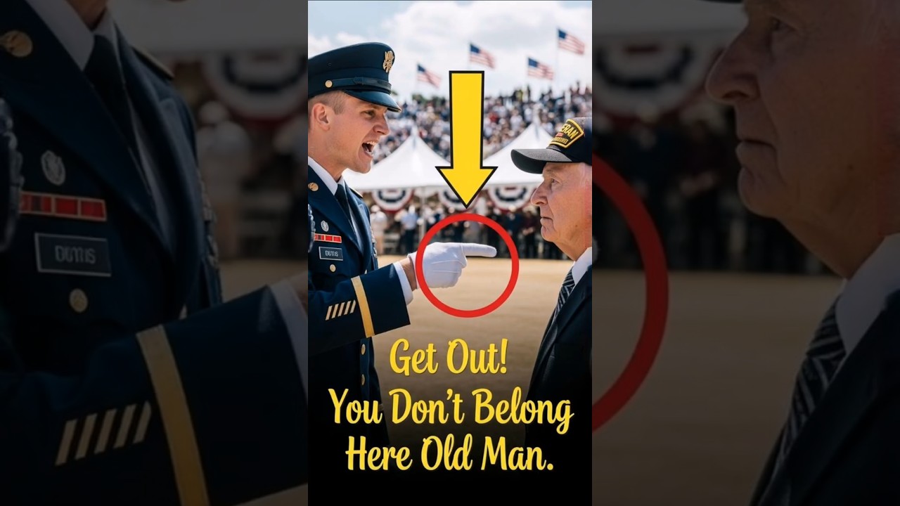 “Old Man Stopped at a Military Funeral—Then He Revealed a Medal That Changed Everything”