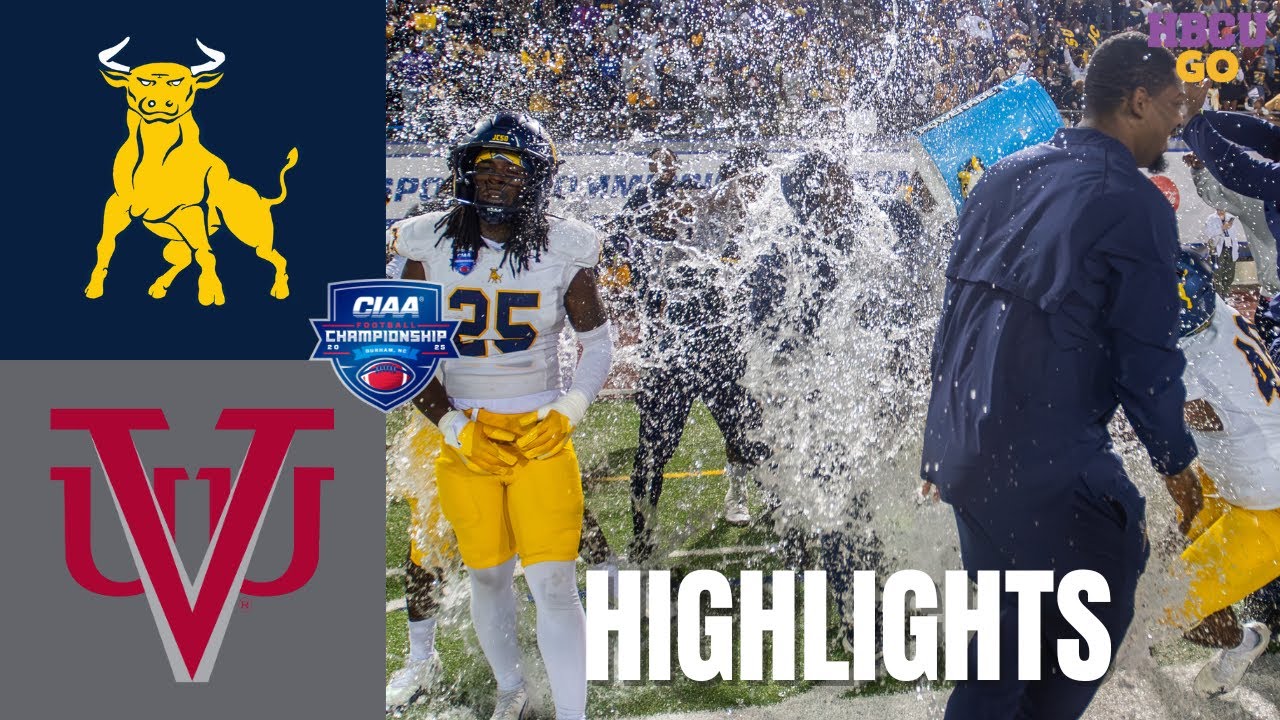 Johnson C. Smith ends 56 YEAR TITLE DROUGHT | 2025 CIAA Championship Highlights