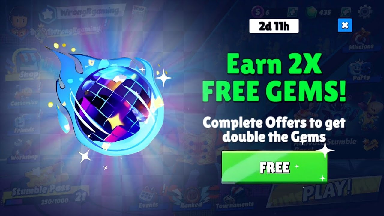 FREE 15 LEVEL BOUCNING BALL & NEW 2X GEMS EARN OFFER IS AMAZING!!