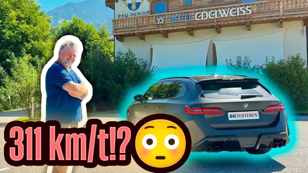 BMW M5 TOURING - PÅ KURÉROPGAVE MED OVER 300 KM/T!