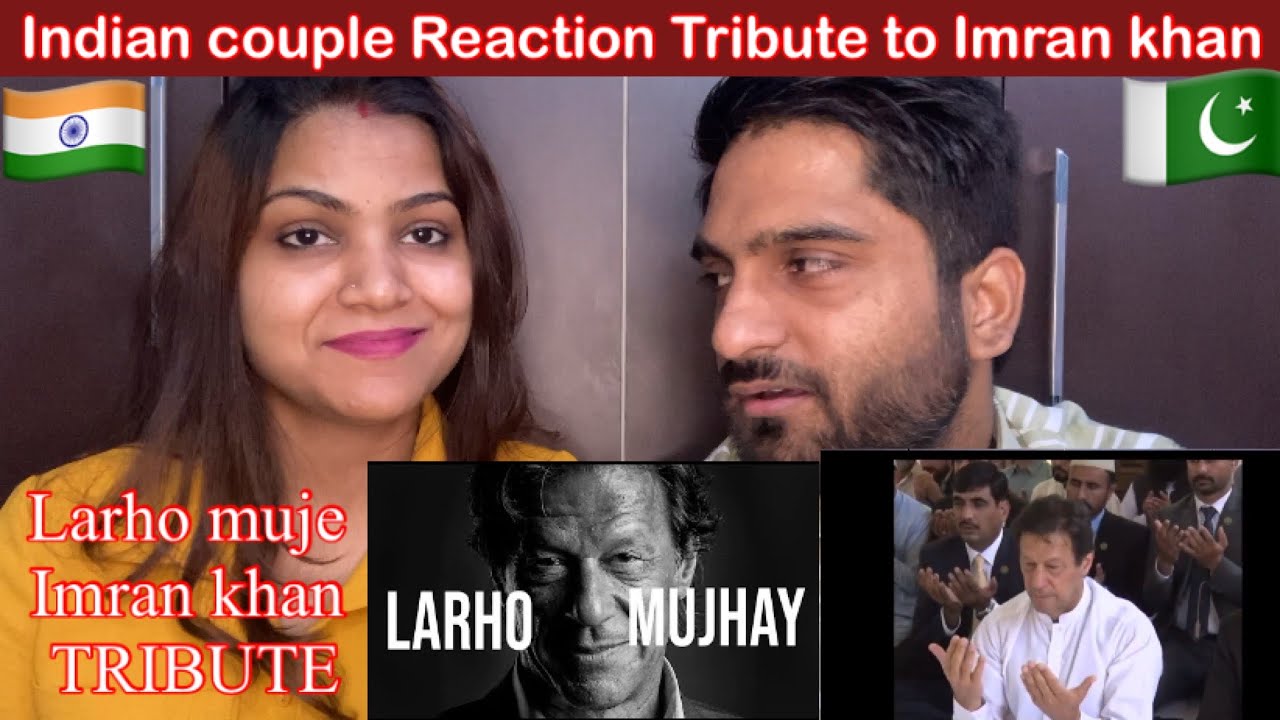 INDIAN couple Reaction | Larho Mujhay Unplugged | Tribute to Captain's imran khan Struggle