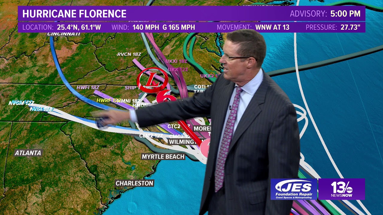 Tropics Update: Tracking Hurricane Florence, other systems Monday, September 10, 2018