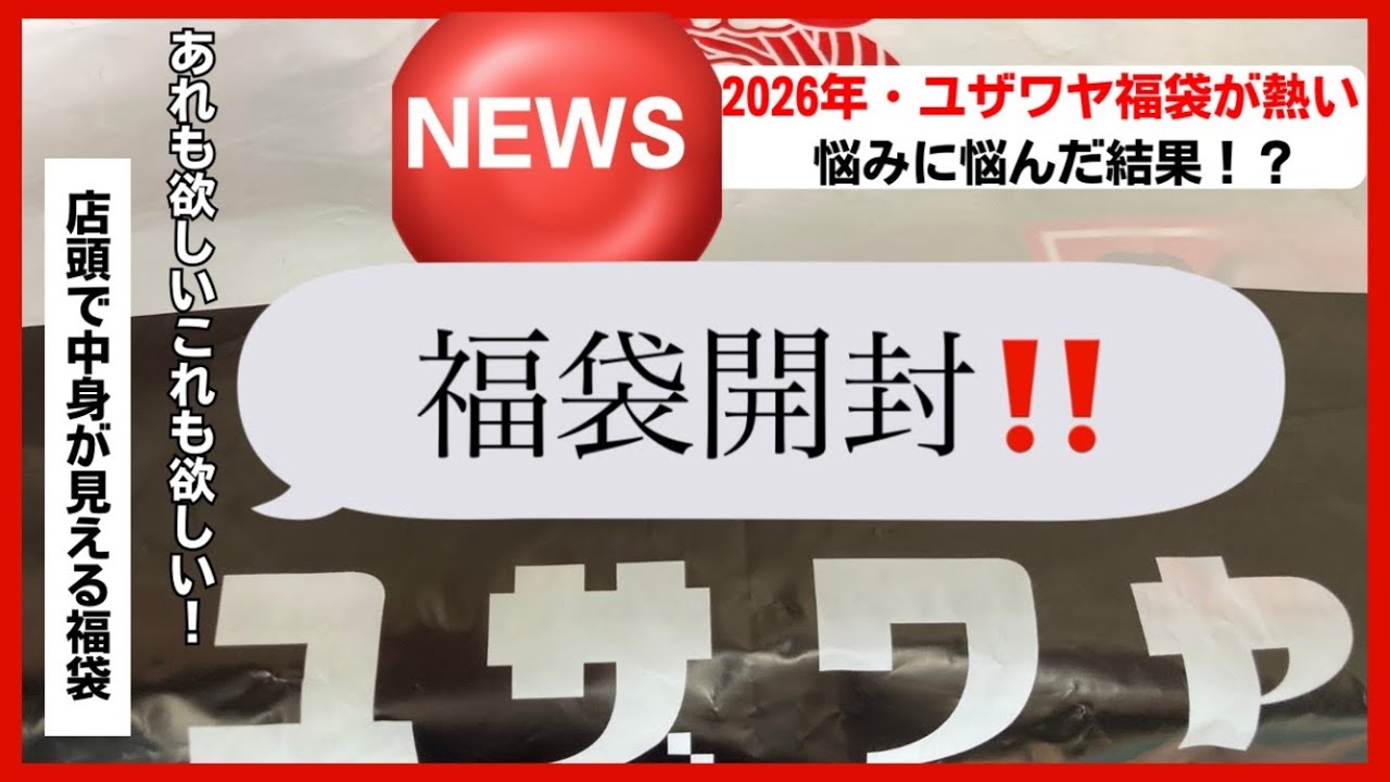 [2026/ユザワヤ福袋]購入品紹介♪