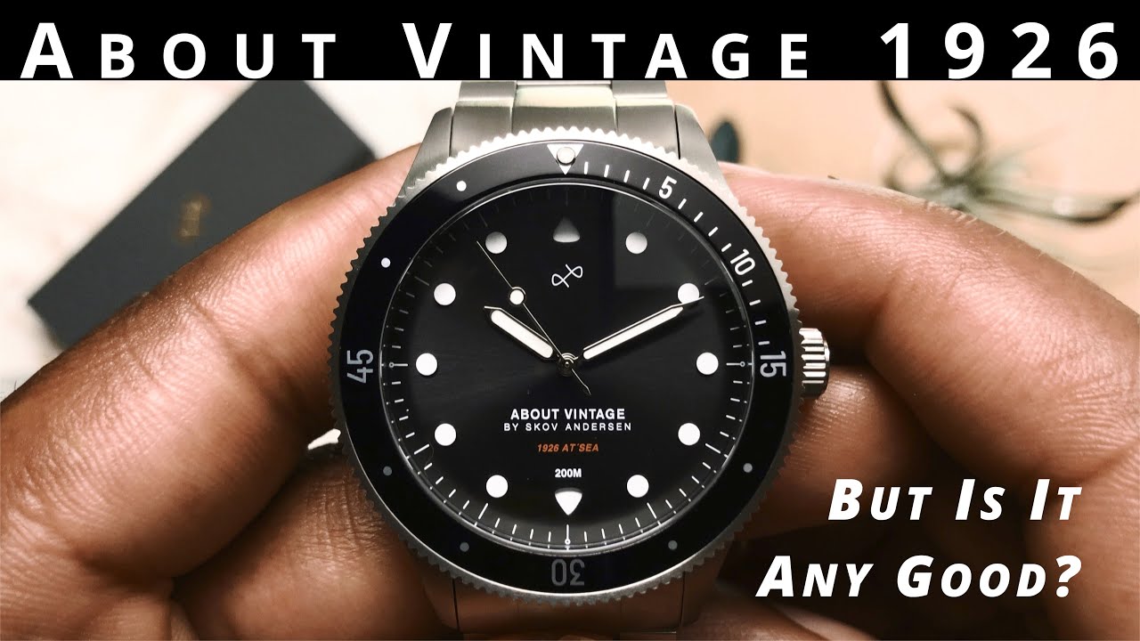 About Vintage 1926 At'Sea First Look: A $300 Luxury Dive Watch Alternative?