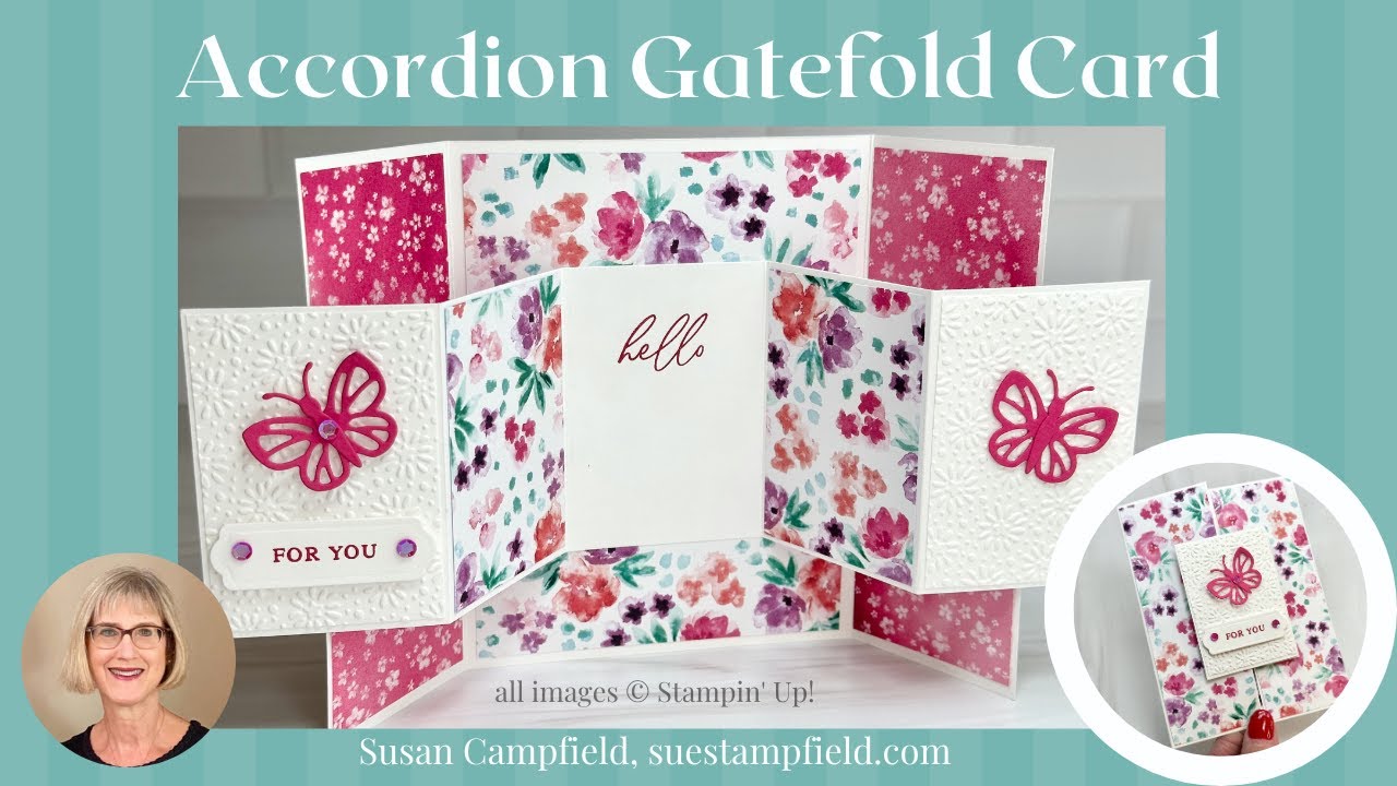 Wow! Learn How To Make the Accordion Gatefold Card Featuring Bloom Impressions!