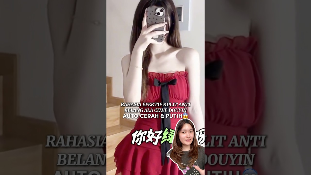 Rahasia efektif kulit anti belang ala cewe douyin😱