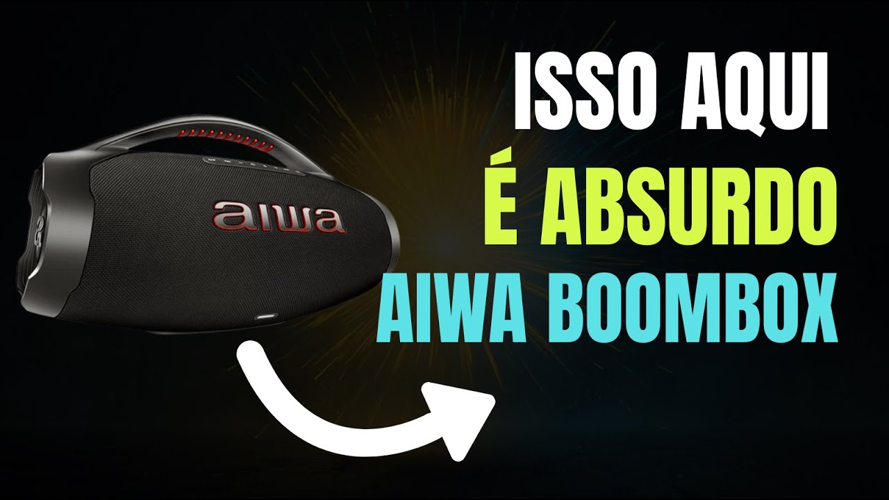 A Caixa de Som Que Está Deixando Todo Mundo Chocado! | Descubra Por Que a AIWA Boombox Viralizou!