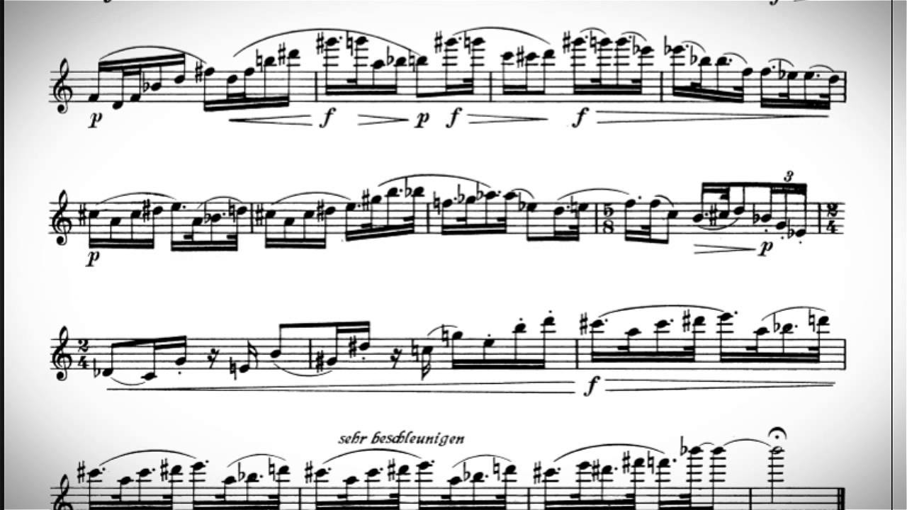 P. Hindemith - 8 pieces for Solo Flute