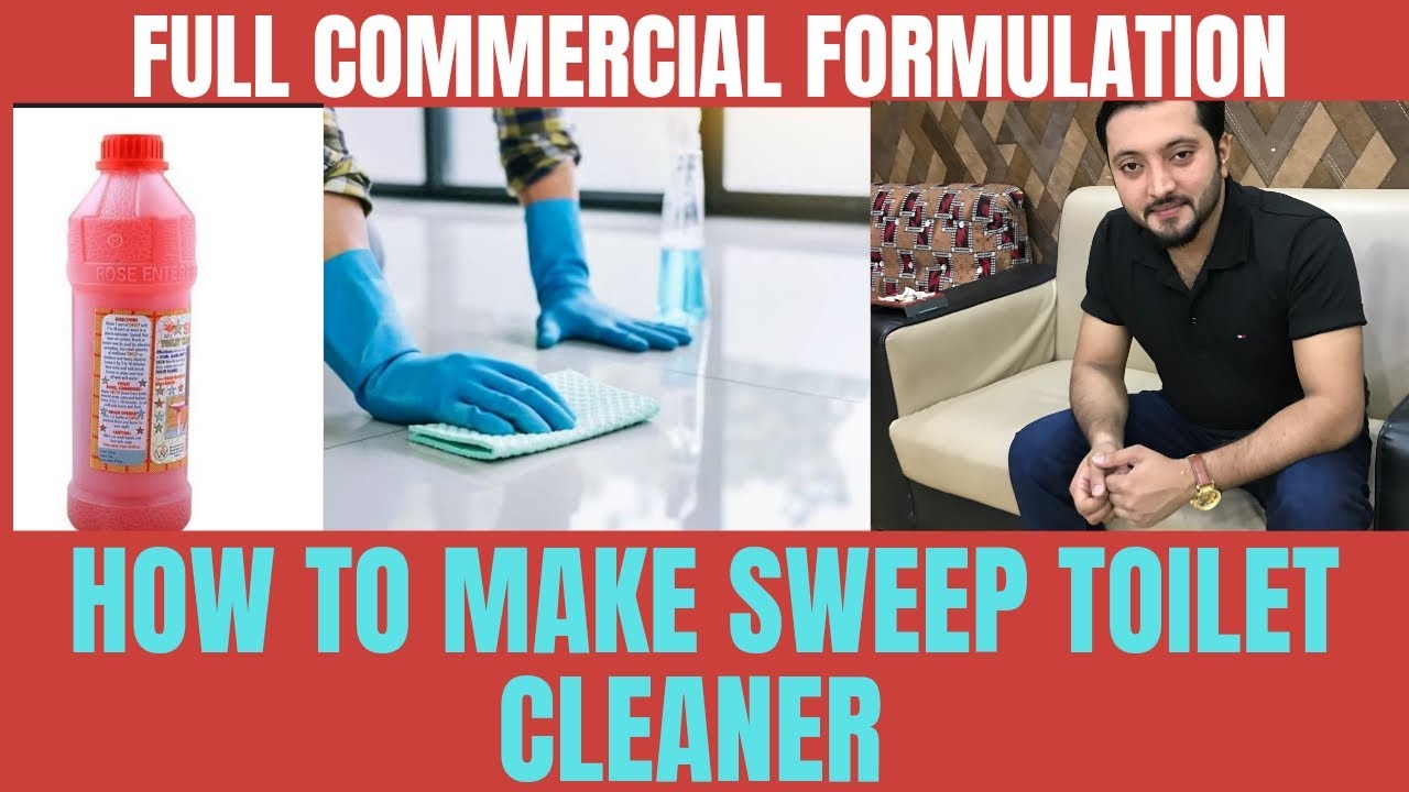 How to make sweep toilet cleaner | Toilet cleaner sweep formulation | Sweep making .