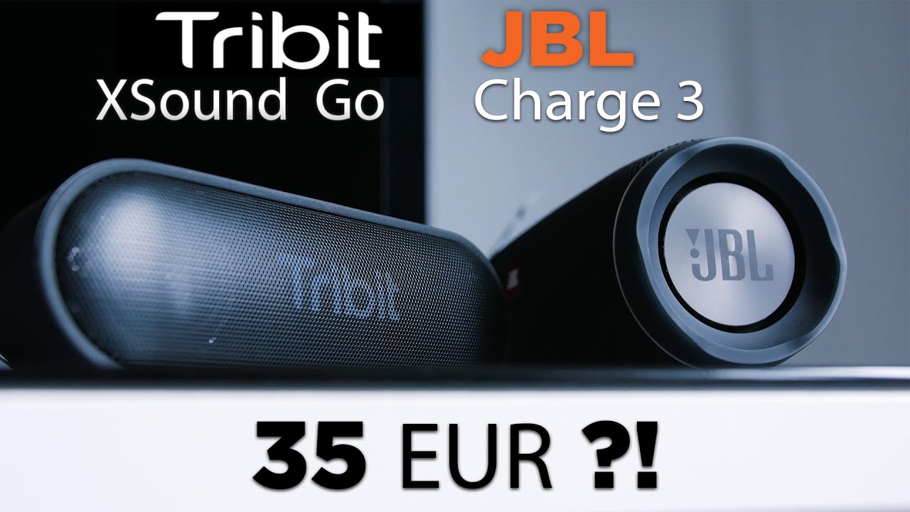 TRIBIT XSound Go  | Klangtest JBL Charge 3 | deutsch | 2018