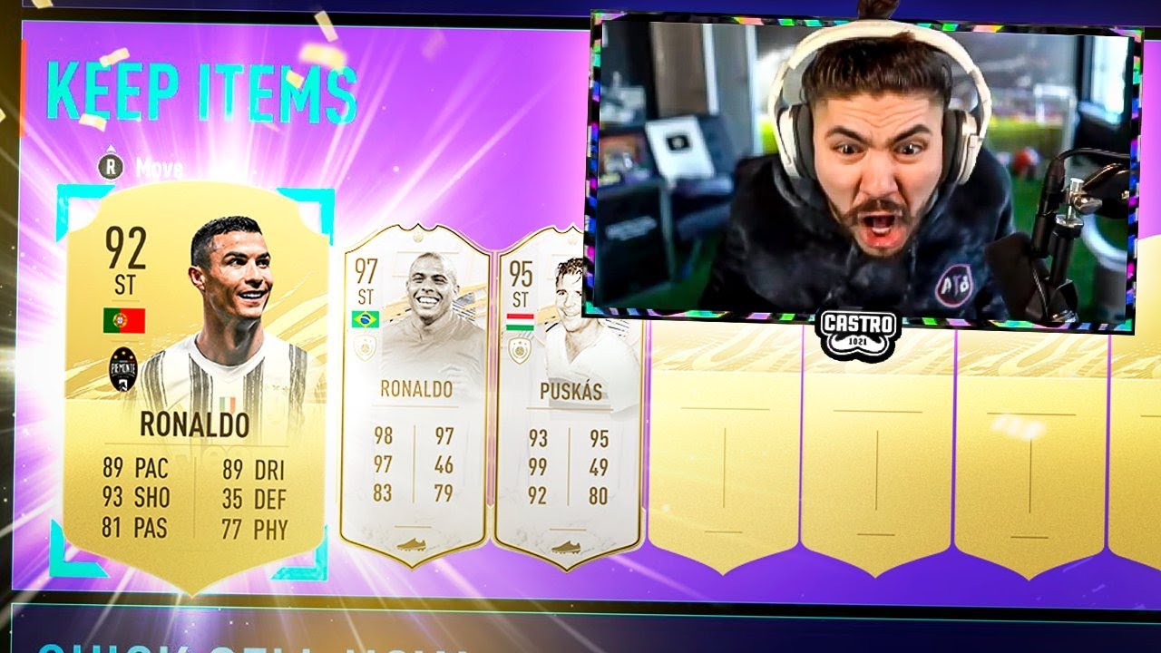 ICON SWAPS 2 PACKS!! RONALDO IN A PACK!! FIFA 21