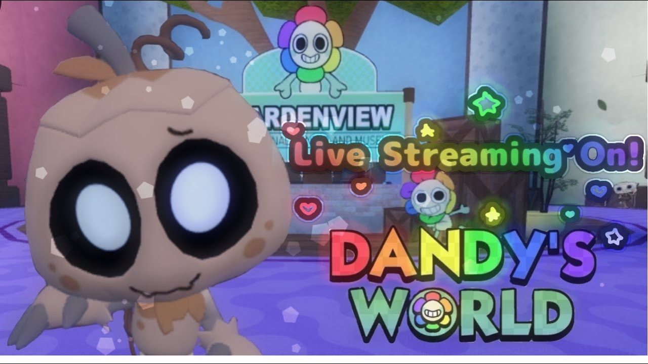playing dandy's world! | Dandy's World 🌈📼