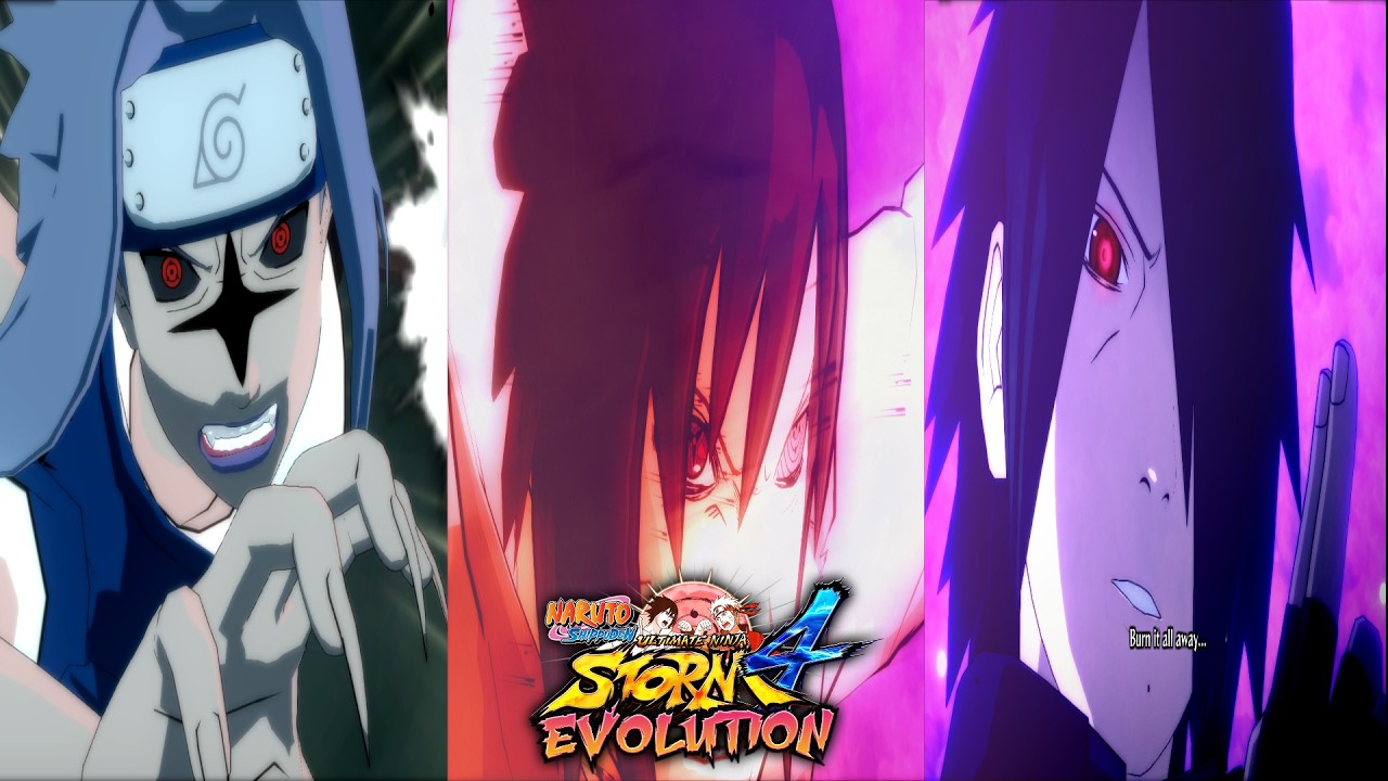 All Ultimate Sasuke uchiha Naruto Shippuden: Ultimate Ninja Storm 4
