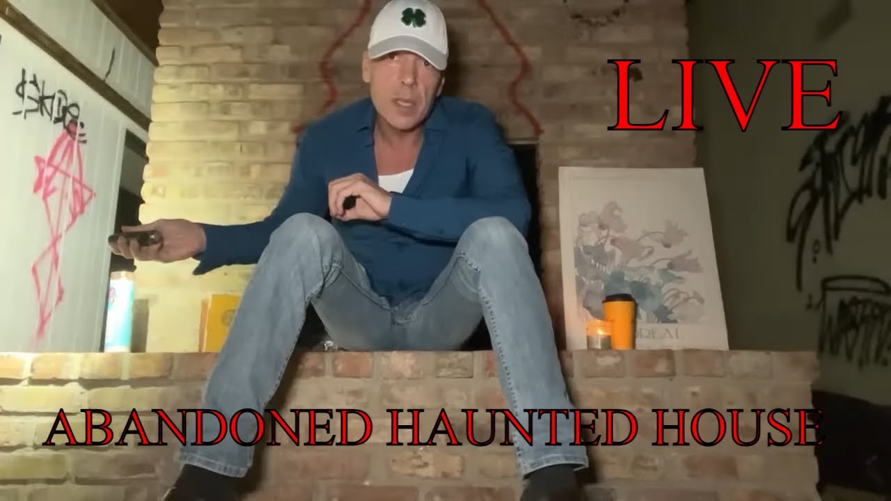 Live on location SUPER CREEPY ABANDONED MANSION