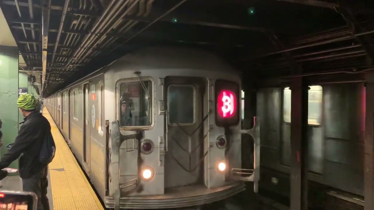 1,2,3 train action at Times Square 42 st