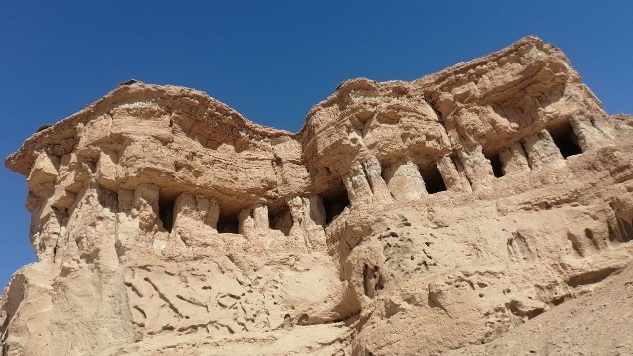 سفرة جامعة كربلاء قسم الجغرافية الى كهوف الطار سفرة علمية
