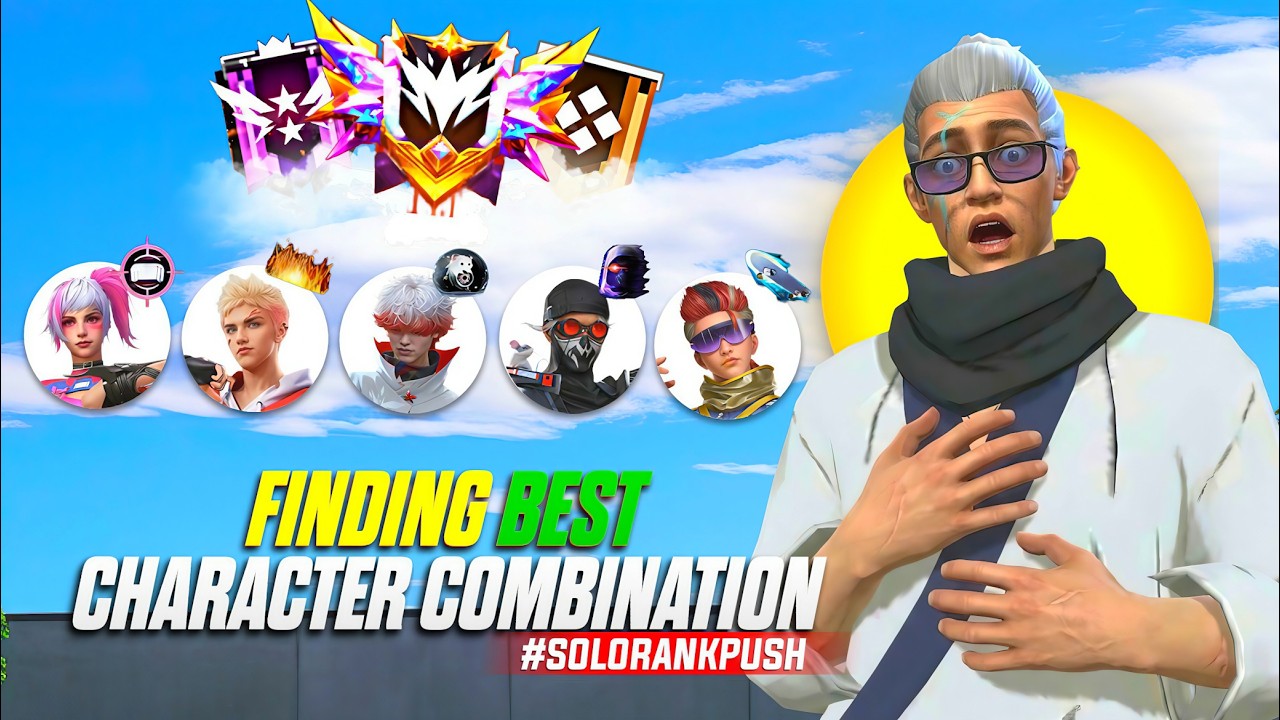 Finding Best Character Combination For Br Rank After Ob Update | Br Rank Push Tips and Tricks