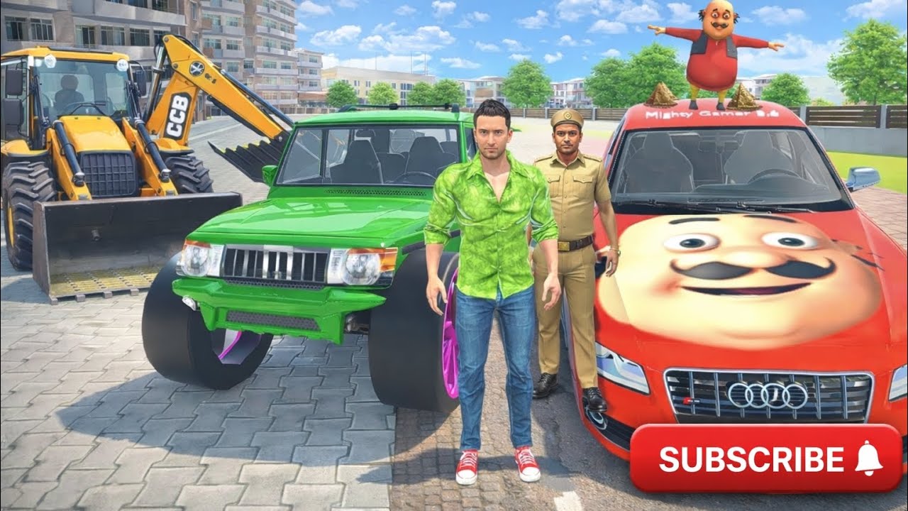 Franklin and Shinchan Purchase Modified JCB💥🚨Indian Theft Auto Simu💥🥳JCB in Indian theft Gamevideo💥🎮