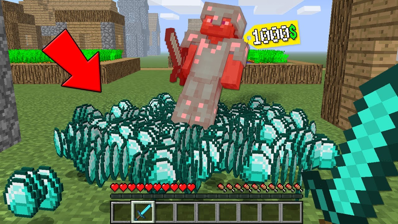 1000$ GİZLİ KÖTÜ ZENGİN - Minecraft