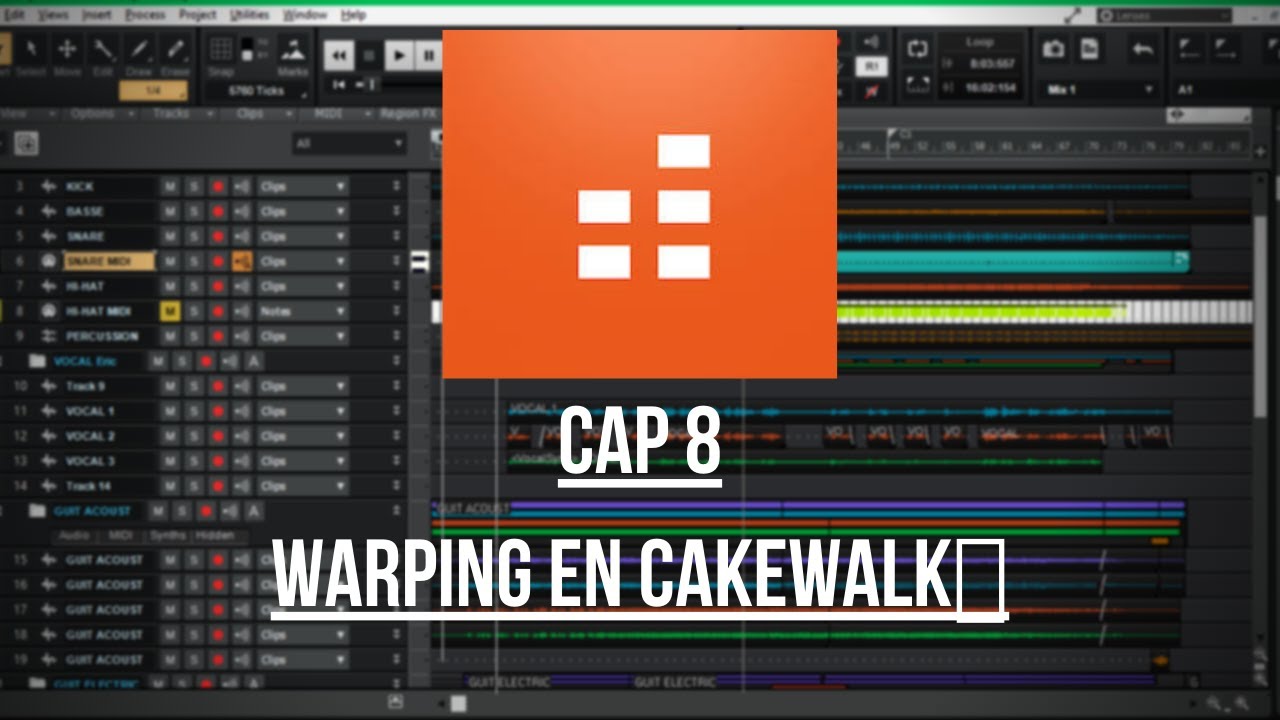 Tutorial Cakewalk en español - Capitulo 8 Warping 🎧 ( ⚠️Explico algo importante en el minuto 7:49⚠️)