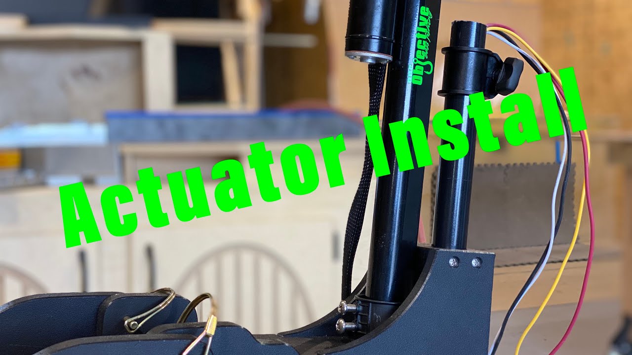 How To Install The Actuator On The One Objective Mount.