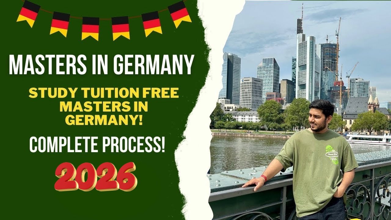 Masters in Germany in 2025/26 🇩🇪I Complete Process I Tuition Free Universities.