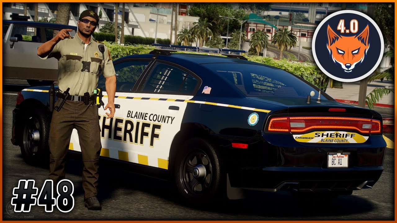 FiveM LEO RP | Day 48 - Sheriff Gets Stabbed (Major League Roleplay - GTA 5)