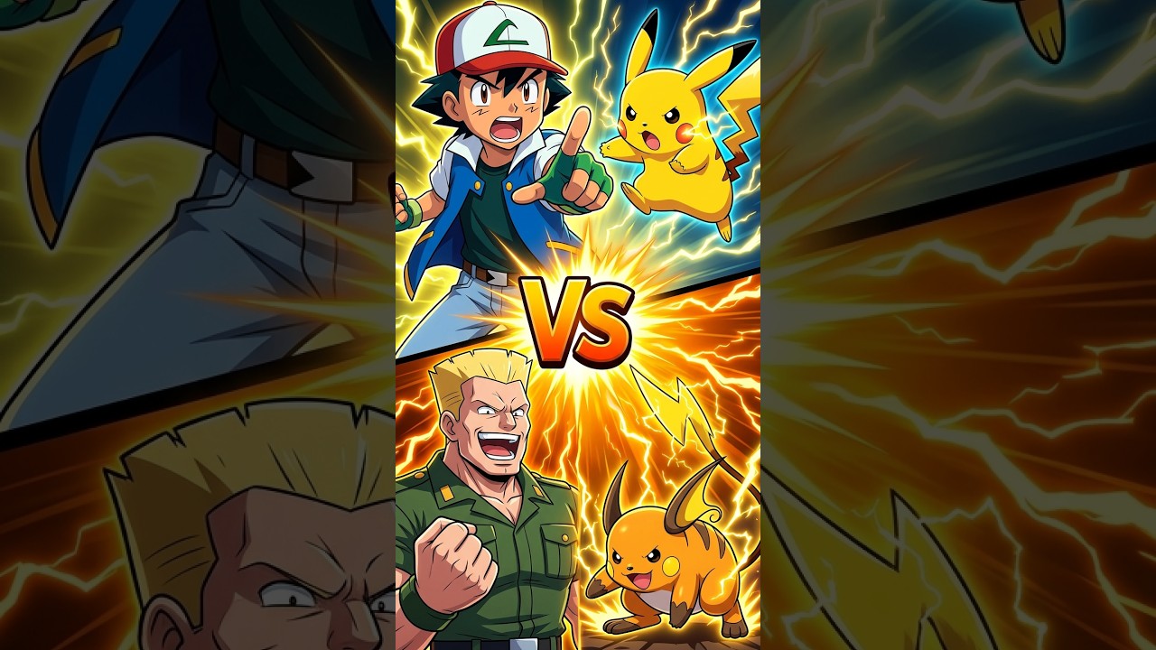 Who's That Pok&eacute;mon? Ash & Pikachu or Lt  Surge & Raichu ⚡