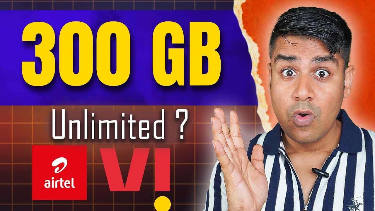 Vi & Airtel Fake Unlimited 5G ? - Is 300 GB Enough ?