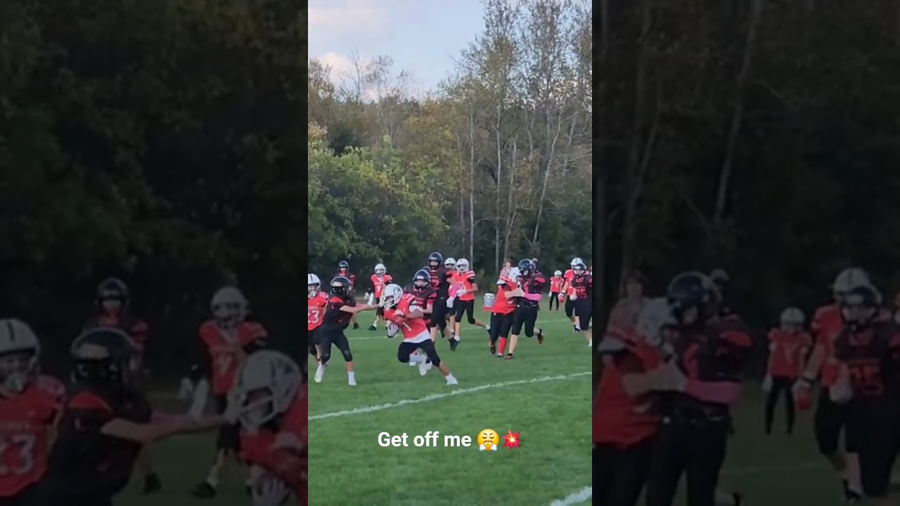 He tried to tackle me&hellip; bad idea 😤💪🔥#nextgenfootball