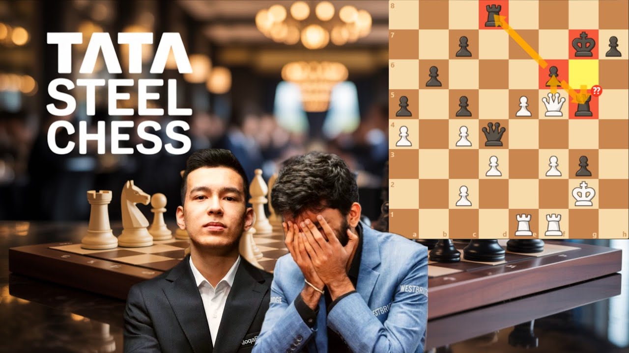 Зевок Года? Абдусатторов vs Гукеш! Tata Steel Chess Masters!