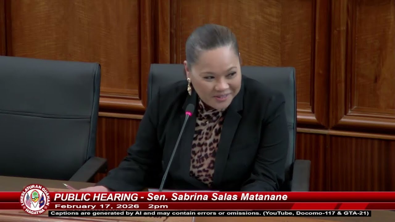 Public Hearing - Senator Sabrina Salas Matanane - February 17, 2026  2pm